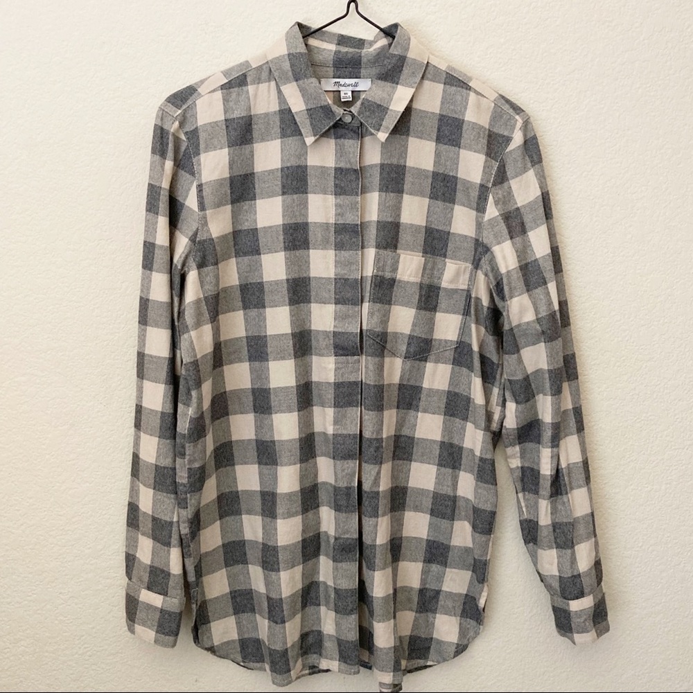 Madewell Classic Ex Boyfriend Button Back Shirt
